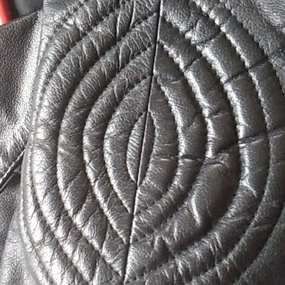 🖤 Vintage 70’s BLACK Berman’s NYC Leather Motorcycle Jacket  😎 - Picture 9 of 16